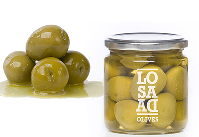 Losada Gordal olives in natural brine 198g